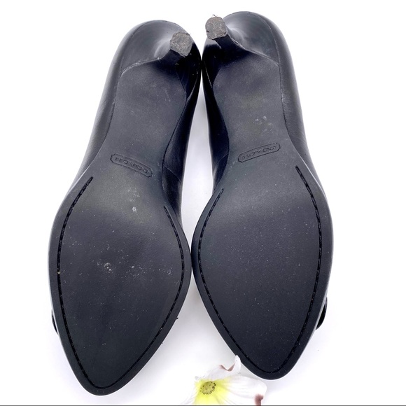EUC Coach Darlina Dark Charcoal Gray Pumps, 7 - Picture 10 of 14